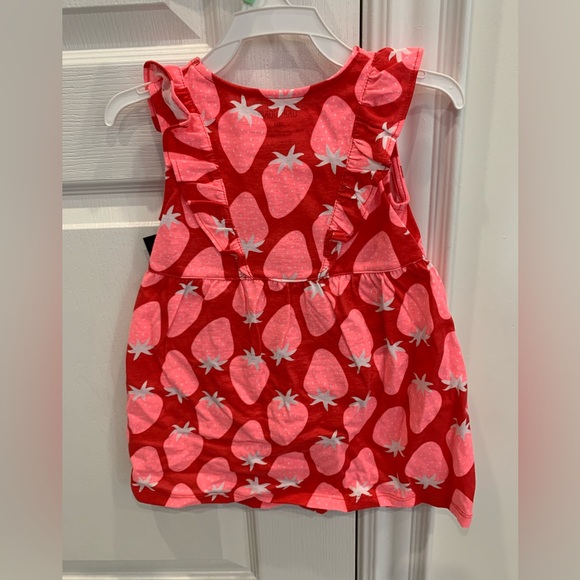 Toddler girl strawberry dress size 18m - Picture 3 of 3